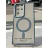 Чохол Clear Metal MagSafe на Samsung Galaxy S24 Ultra