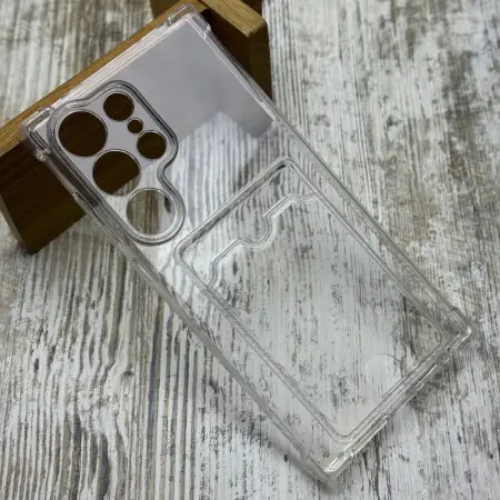 Чохол Clear Pocket Case на Samsung S24 Ultra 
