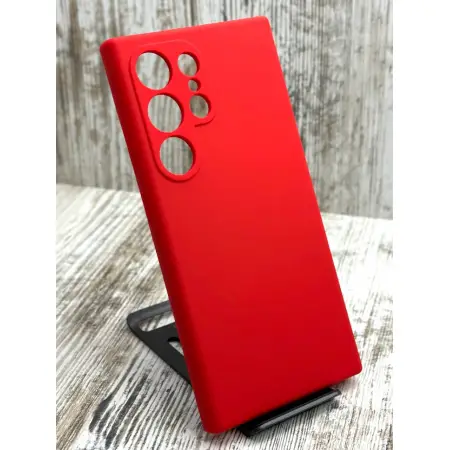 Чохол Silicone Case Samsung Galaxy S24 Ultra Червоний – надійний захист 