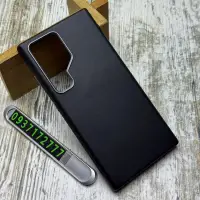 Чохол Leather Case MagSafe на Samsung S24 Ultra (Black)