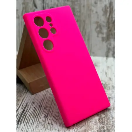 Чохол Silicone Case Samsung Galaxy S24 Ultra Рожевий – стильний захист 
