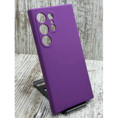 Чохол Silicone Case Samsung Galaxy S24 Ultra Бузковий – елегантний захист 