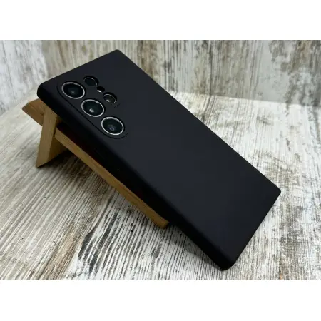 Чохол Silicone Case Samsung Galaxy S24 Ultra Чорний – надійний захист 