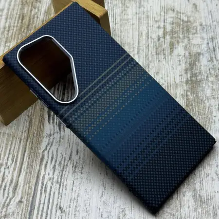 Чохол WAVE Gleam MagSafe на Samsung S24 Ultra (Blue Stripes) 