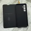 Чохол Fibra Leather Flip на Samsung Galaxy S25 FE