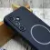 Чохол Silicone Case MagSafe на Samsung S25 FE (Black)
