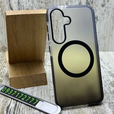 Чохол Fibra Shock-Proof MagSafe на Samsung S25 Plus (Black) 