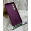 Бордовий чохол Silicone Case для Samsung Galaxy S25 Plus – стиль та захист