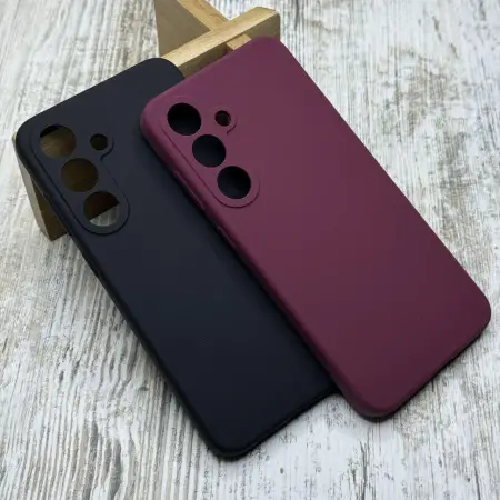 Чохол Silicone Case Full Cover для Samsung Galaxy S25 Plus – повне покриття корпусу 