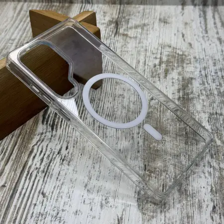 Чохол Fibra Crystal MagSafe на Samsung Galaxy S25 Ultra 