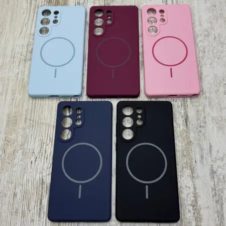 Чохол Silicone Case MagSafe на Samsung Galaxy S25 Ultra  
