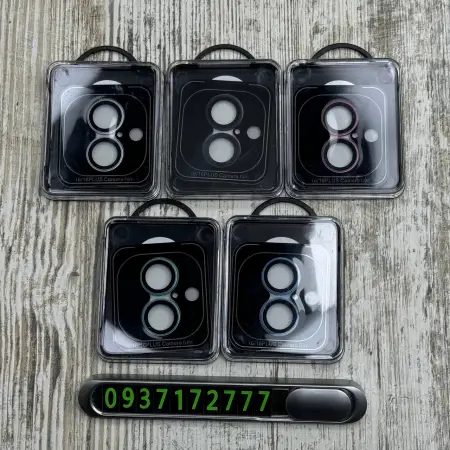 Скло для захисту камери iPhone 16 black 