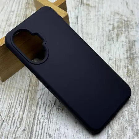 Чохол Silicone Case на Xiaomi Poco F7 (Чорний) 