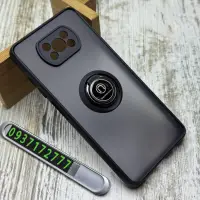 Чохол Matt Ring Case на Xiaomi Poco X3 Pro/ X3 NFC  (Чорний)