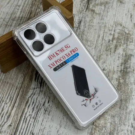 Чохол Anti-Broken TPU на Xiaomi Poco X6 Pro Прозорий – елегантний захист 