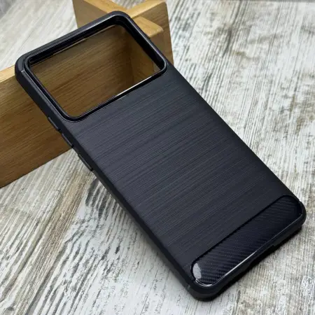 Чохол Carbon TPU на Xiaomi Poco X6 Pro  