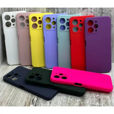 Чохол Silicone Case на Redmi 12 – стильний захист камери 
