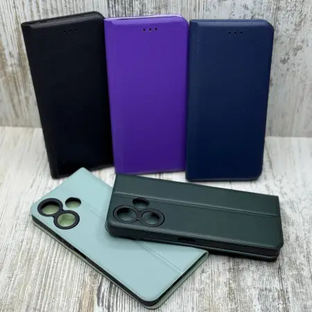 Чохол Leather Book Premium на Xiaomi Redmi 13/ Poco M6 4G 