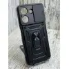 Чохол Armor Ring Case чорний для Xiaomi Redmi 13C — комфорт та універсальність