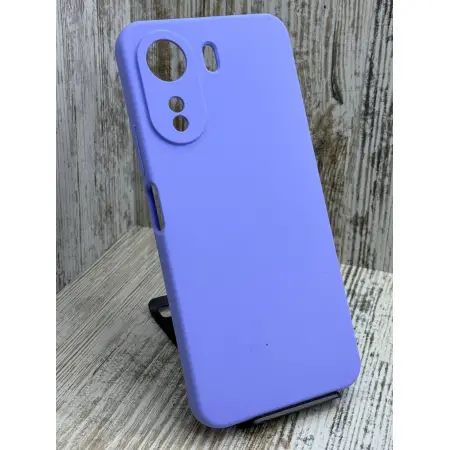 Блакитний чохол Silicone Case на Xiaomi Redmi 13C — приємний дотик щодня 
