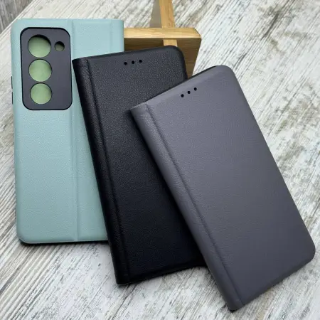 Чохол книжка Leather Book на Redmi 15 (171 mm)