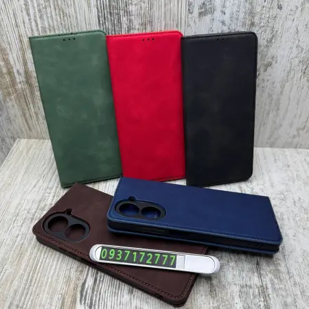 Чорний чохол Leather Book на Redmi A5 – Зносостійкість і комфорт 
