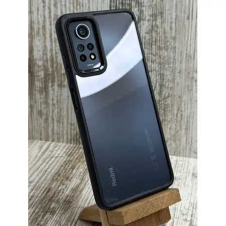 Чохол Clear Metal на Xiaomi Redmi Note 11 Pro/ Pro 11 5G(Чорний)