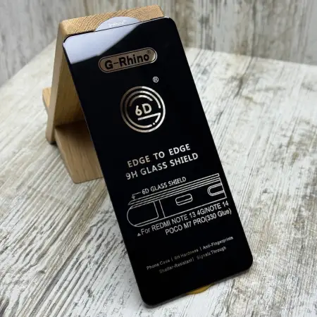 Чохол G-Rhino 6D Glass на Xiaomi Redmi Note 14 4G (Global) 