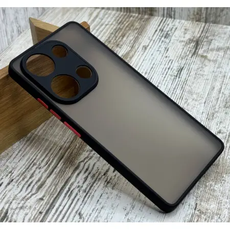 Чохол Matt Case на Redmi Note 13 Pro 4G/ Poco M6 Pro/ Redmi Note 14S (Black) 