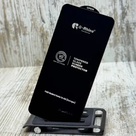 Скло G-Rhino 6D Glass на Xiaomi Redmi Note 14 4G 