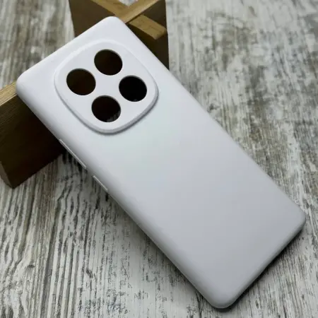 Чохол Silicone Case на Xiaomi Redmi Note 14 Pro 4G (Білий)