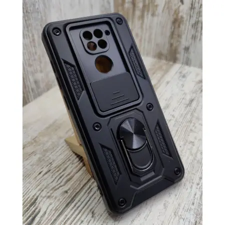 Чохол Armor Ring Case на Xiaomi Redmi Note 9 (Black) 