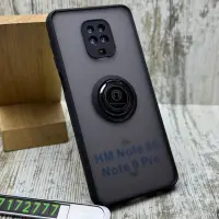 Чохол Matt Ring Case на Xiaomi Redmi Note 9 Pro (Чорний)