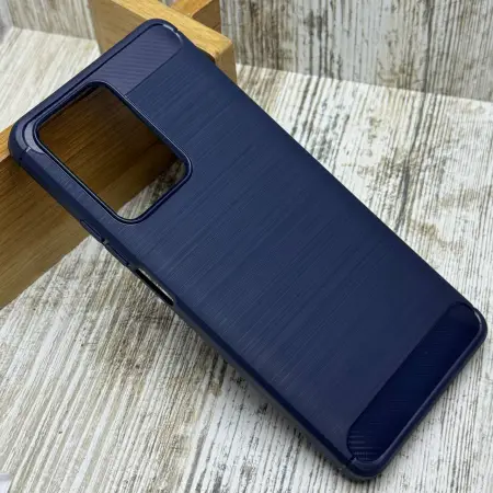 Чохол Carbon TPU на Xiaomi 11T/ 11T Pro (Blue) 