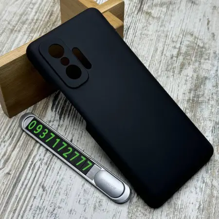 Чохол Silicone Case на Xiaomi 11T/ 11T Pro (Чорний) 