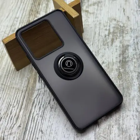Чохол Matt Ring Case на Xiaomi 13T/ 13T Pro (Black) 