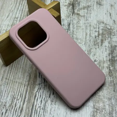 Чохол Silicone Case на Xiaomi 15T(рожевий) 