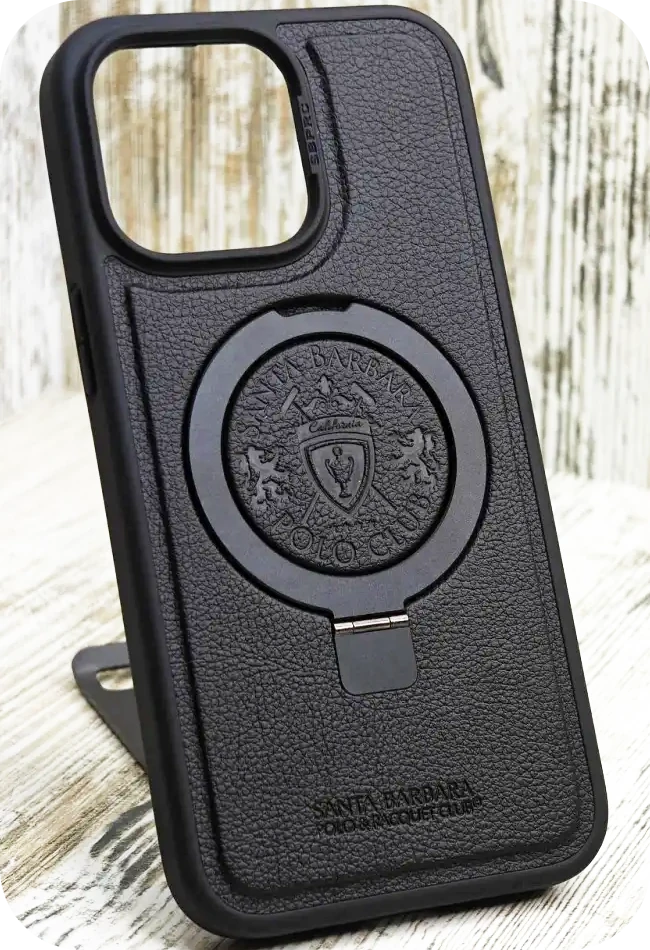 Чохол Polo Knight на iPhone 16 Pro Max Black